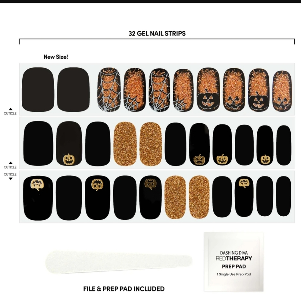 Dashing Diva Halloween Gel Nail Wraps - Picture 7 of 7